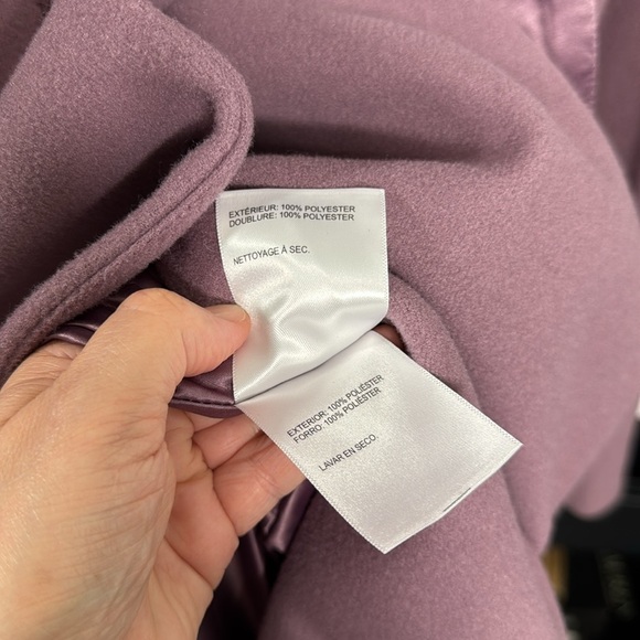 Laundry By Shelli Segal Lavender Pea Coat - Picture 6 of 6